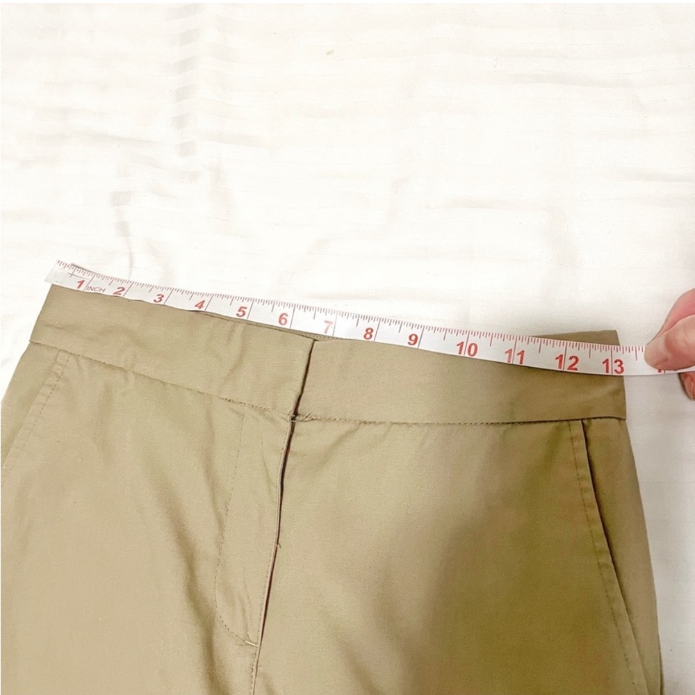 Aritzia Sunday Best Charlie Full Length Wide Leg Trouser Pant Khaki Tan size 00 - Picture 13 of 15